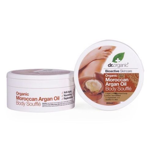 Dr Organic Moroccan Argan Oil Body Soufflé, 200ml tub, £9.29